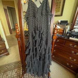 Alice and Olivia Polka Dot Silk dress
